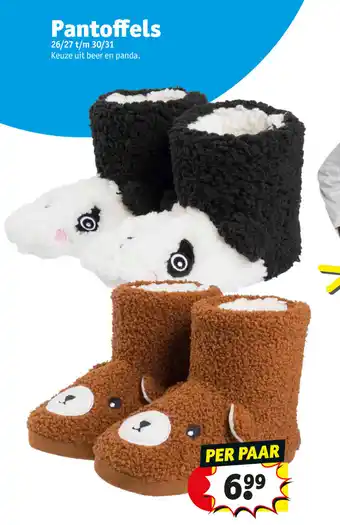 Kruidvat Pantoffels 26/27 t/m 30/31 aanbieding