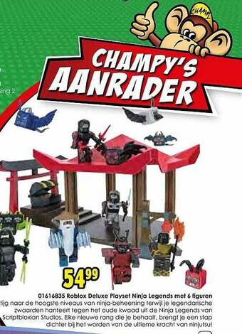 Roblox Deluxe Playset Ninja Legends Met 6 Figuren