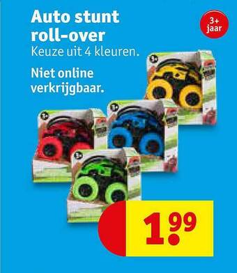 Kruidvat Auto Stunt Roll-over aanbieding