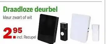 Van Cranenbroek Draadloze Deurbel aanbieding