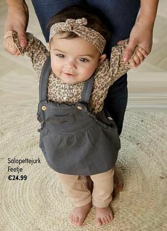 Baby & Tiener Salopettejurk feetje aanbieding