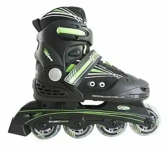 Optimum inlineskates Fader maat 36-39 zwart/groen