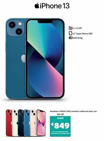 Base Apple iphone 13 256 gb aanbieding