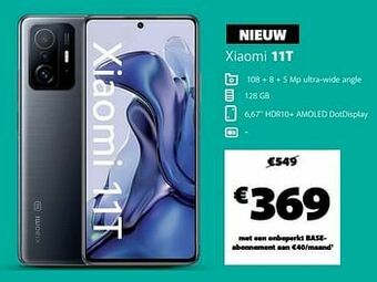 Base Xiaomi 11t aanbieding
