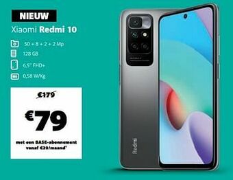 Base Xiaomi redmi 10 aanbieding