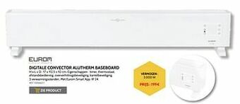 Brico Digitale convector alutherm baseboard aanbieding