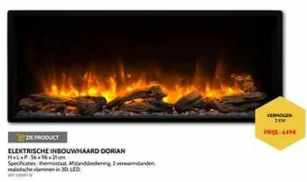 Brico Elektrische inbouwhaard dorian aanbieding