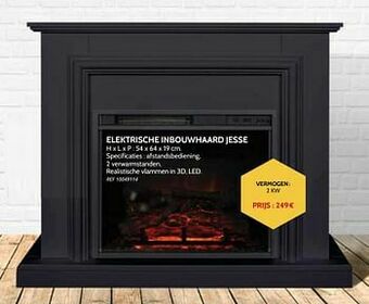 Brico Elektrische inbouwhaard jesse aanbieding