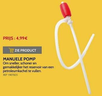 Brico Manuele pomp aanbieding