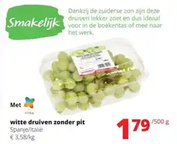witte druiven zonder pit