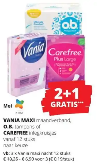 Spar Vania, O.B. of Carefree aanbieding