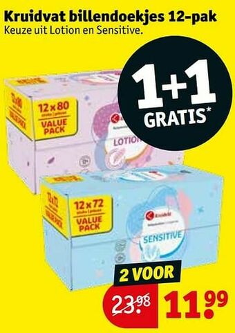 Kruidvat Kruidvat billendoekjes aanbieding