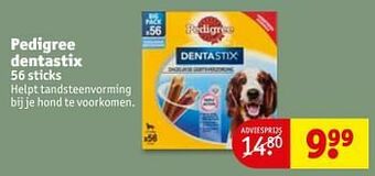 Kruidvat Pedigree dentastix aanbieding
