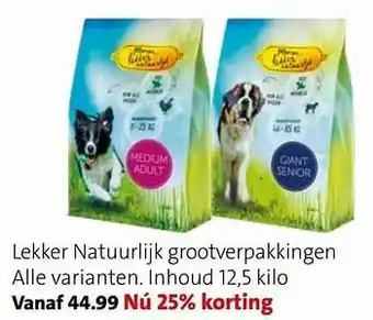 Lekker natuurlijk grootverpakkingen alle varianten