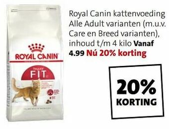 Intratuin Royal canin kattenvoeding aanbieding