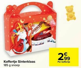 Carrefour Koffertje sinterklaas aanbieding