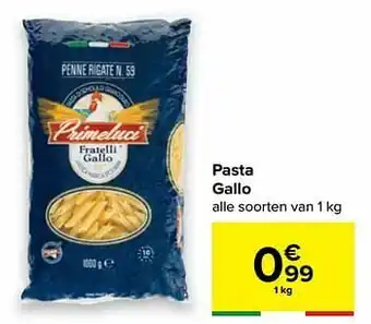 Carrefour Pasta gallo aanbieding