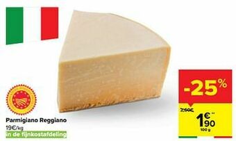 Carrefour Parmigiano reggiano aanbieding