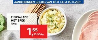 Eiersalade met spek