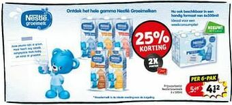Kruidvat Nestlé groeimelk aanbieding