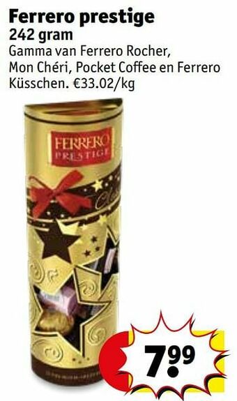 Kruidvat Ferrero prestige aanbieding