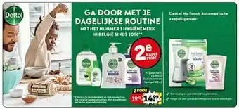 Kruidvat Dettol desinfecterende handgel aanbieding