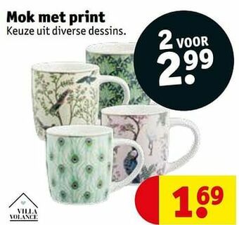 Kruidvat Mok met print aanbieding