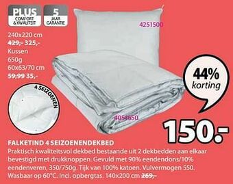 Falketind 4 seizoenendekbed