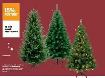 GAMMA Kunstkerstbomen minnesota met led verlichting aanbieding