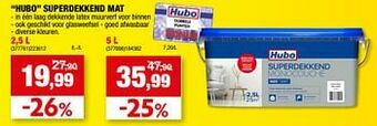 Hubo Hubo superdekkend mat aanbieding