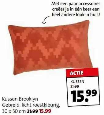 Intratuin Kussen brooklyn gebreid aanbieding