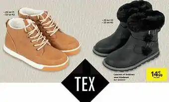 Laarzen of bottines voor kinderen