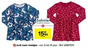 Carrefour Jurk voor meisjes aanbieding