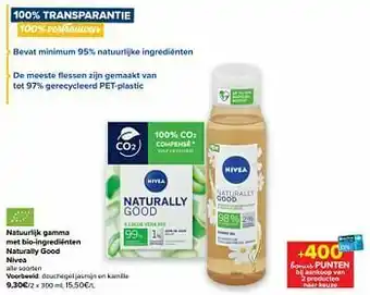 Carrefour Nivea douchegel jasmijn en kamille aanbieding