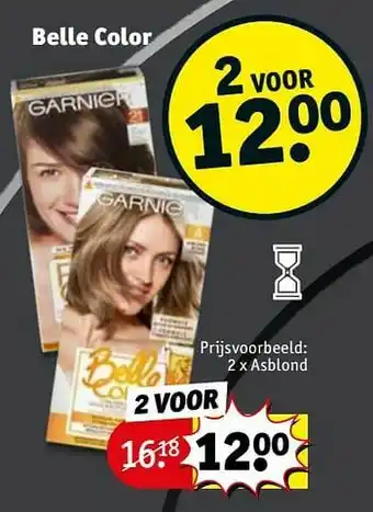 Kruidvat Belle color asblond aanbieding