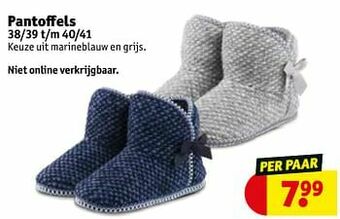 Kruidvat Pantoffels aanbieding