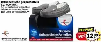 Kruidvat Orthopedische gel pantoffels aanbieding