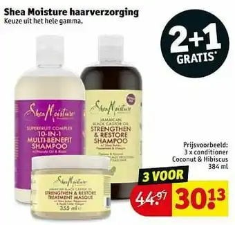 Kruidvat Conditioner coconut + hibiscus aanbieding