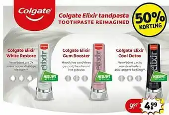 Kruidvat Colgate elixir tandpasta toothpaste reimagined aanbieding