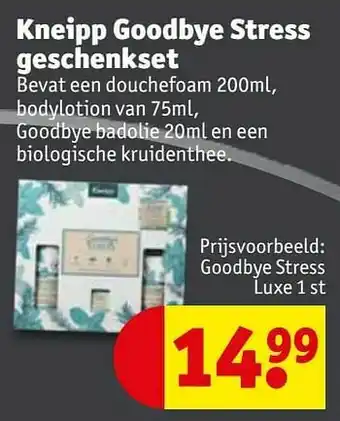 Kruidvat Goodbye stress luxe aanbieding