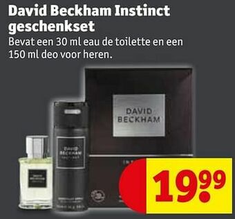 Kruidvat David beckham instinct geschenkset aanbieding