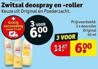 Kruidvat Deoroller original aanbieding