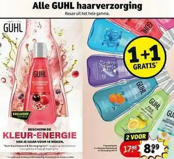 Kruidvat Shampoo kleurbehoud en verzorging aanbieding