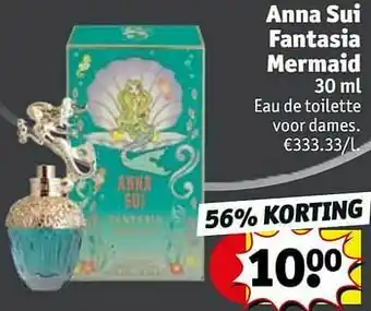 Kruidvat Anna sui fantasia mermaid eau de toilette voor dames aanbieding