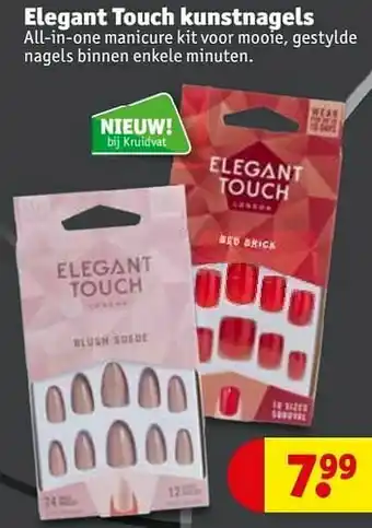 Kruidvat Elegant touch kunstnagels aanbieding