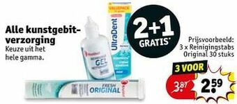 Kruidvat Reinigingstabs original aanbieding