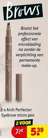 Kruidvat Arch perfector eyebrow micro pen aanbieding