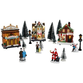 Action Magic Village kerstdorp aanbieding