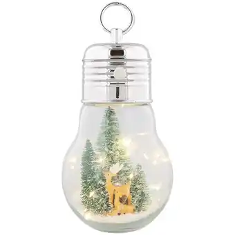 Action Kersttafereel in gloeilamp aanbieding