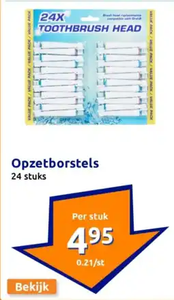 Action Opzetborstels aanbieding